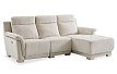 Диван-реклайнер Jonathan угловой (правый), бежевый