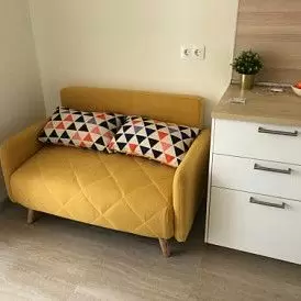 Диван-кровать Cardiff, коричневый меланж