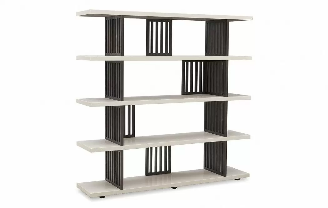 Стеллаж Tokyo, слоновая кость/коричневый