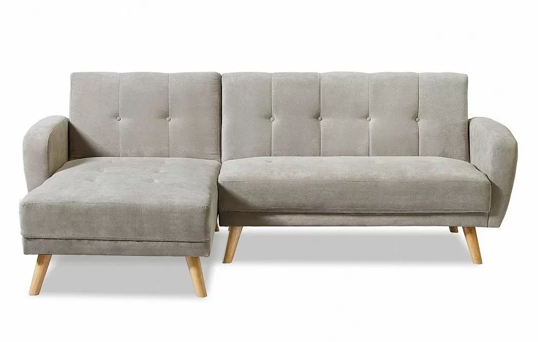 Диван-кровать Christy угловой (левый), серо-бежевый - фото 3