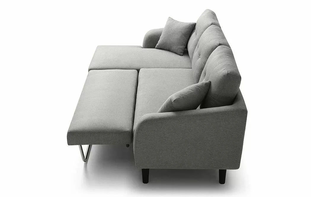 Диван-кровать North угловой (левый), серый - фото 15