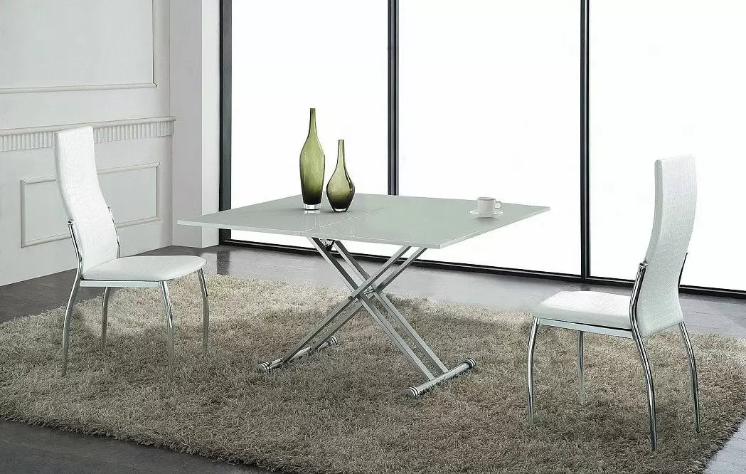 Стол-трансформер Stafford, белый лак - фото 2