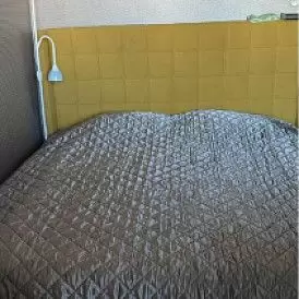 Кровать с подъемным механизмом Vivien 180x200, желтый