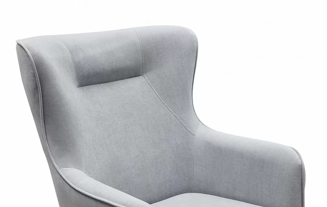 Кресло Camilla, серый/натуральный - фото 5