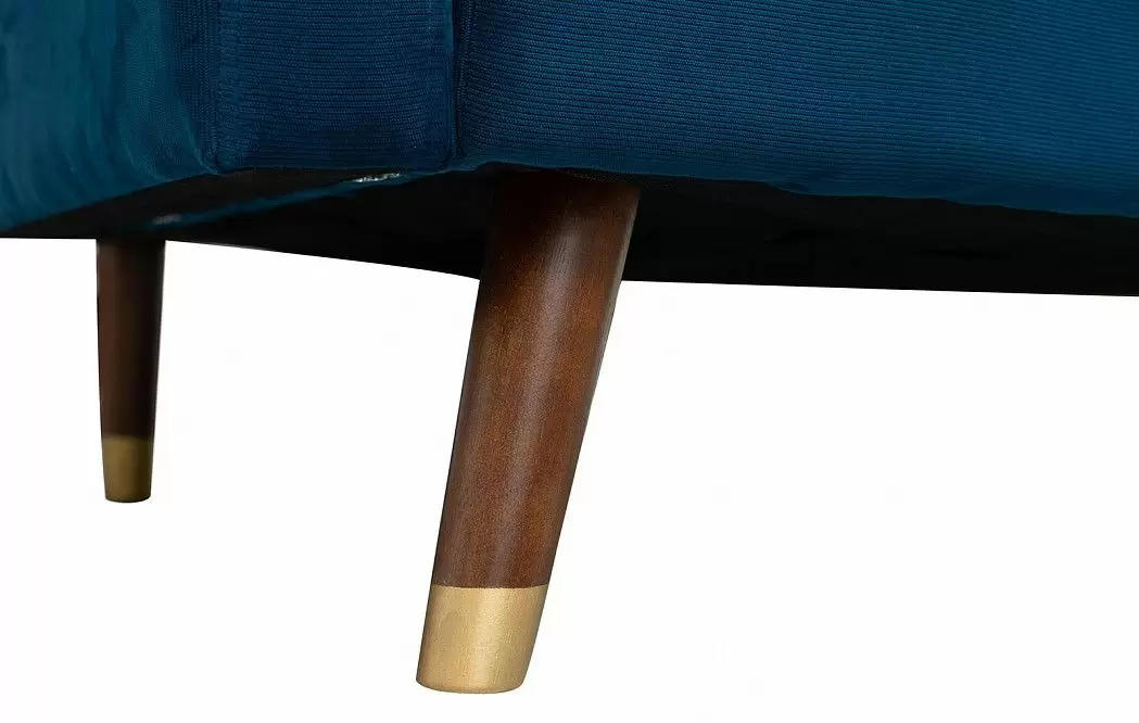 Диван-кровать Felicity, темно-синий/орех - фото 10