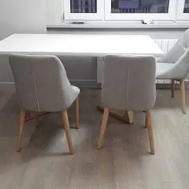 Стол раскладной Avalon, белый/ясень