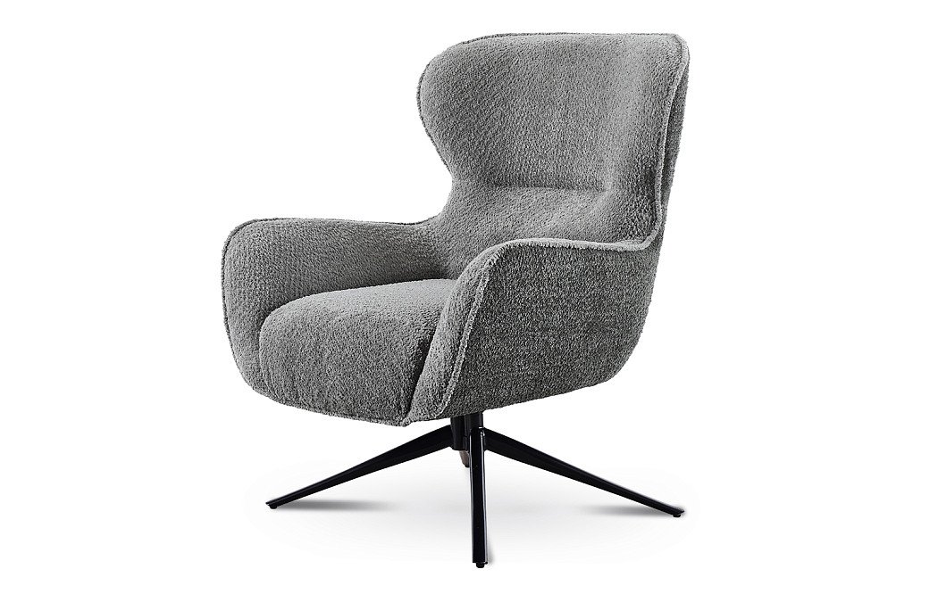 Кресло Sebastian, серый/темно-серый - фото 4