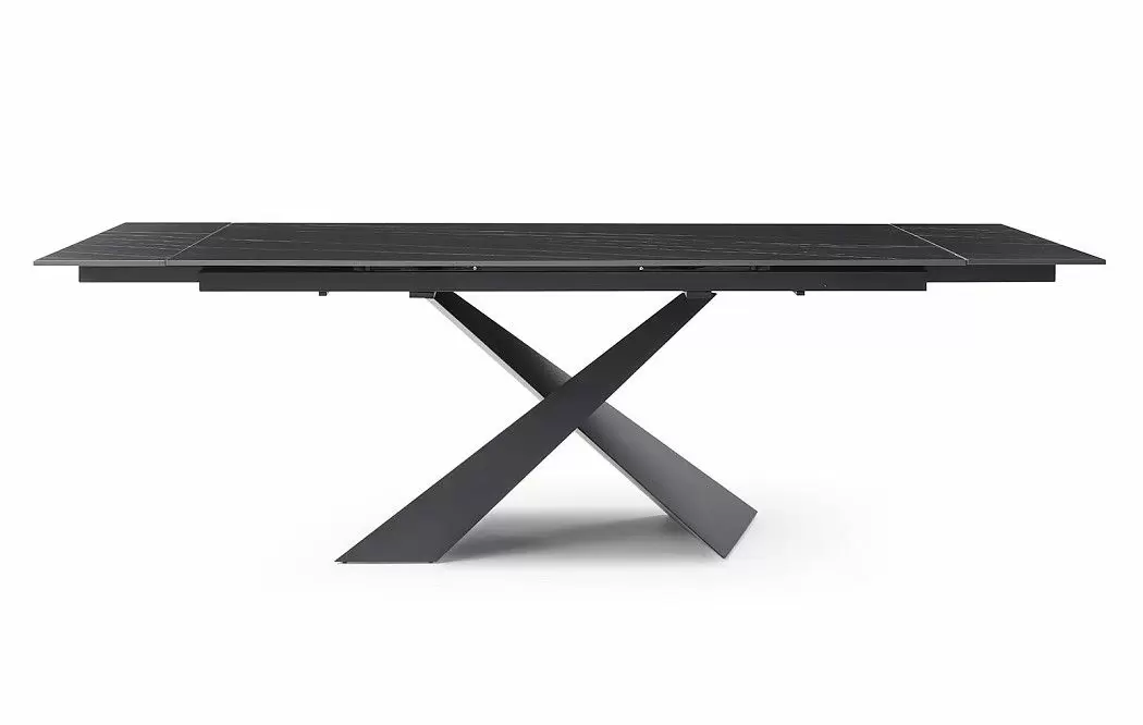 Стол раскладной Savoy 160-220, черная керамика - фото 5