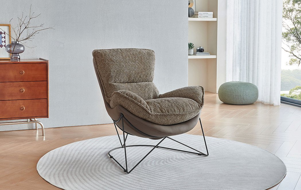 Кресло May, серо-коричневый - фото 2