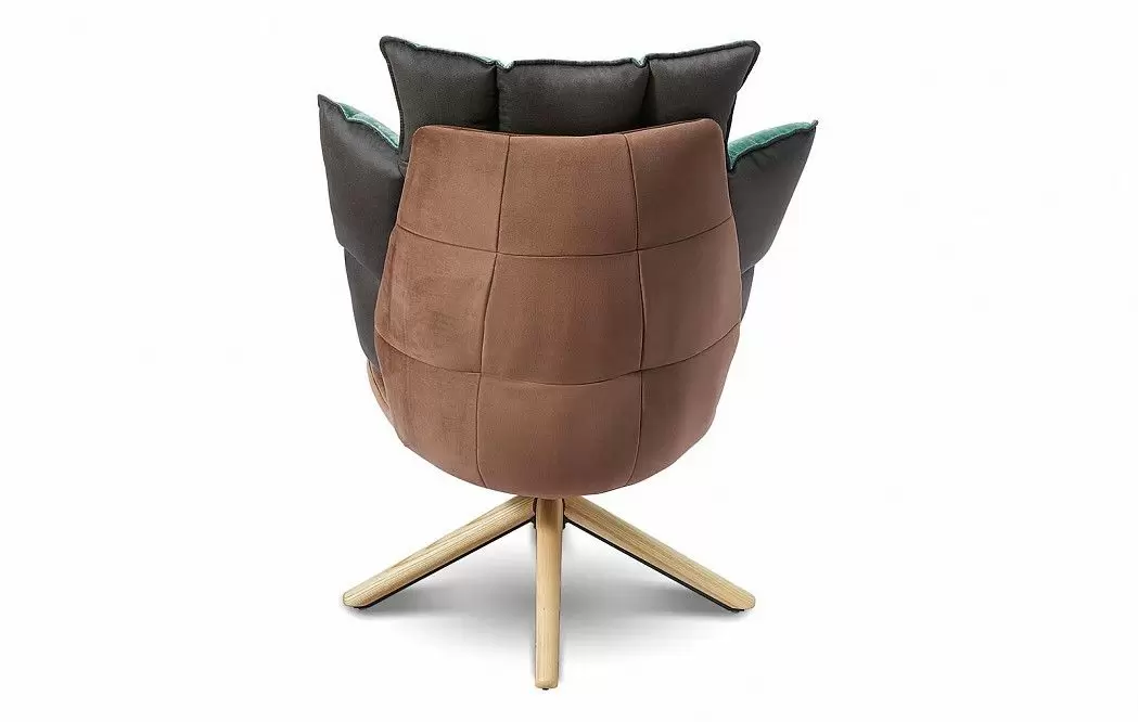 Кресло и оттоманка в стиле Husk, бирюзовый - фото 6