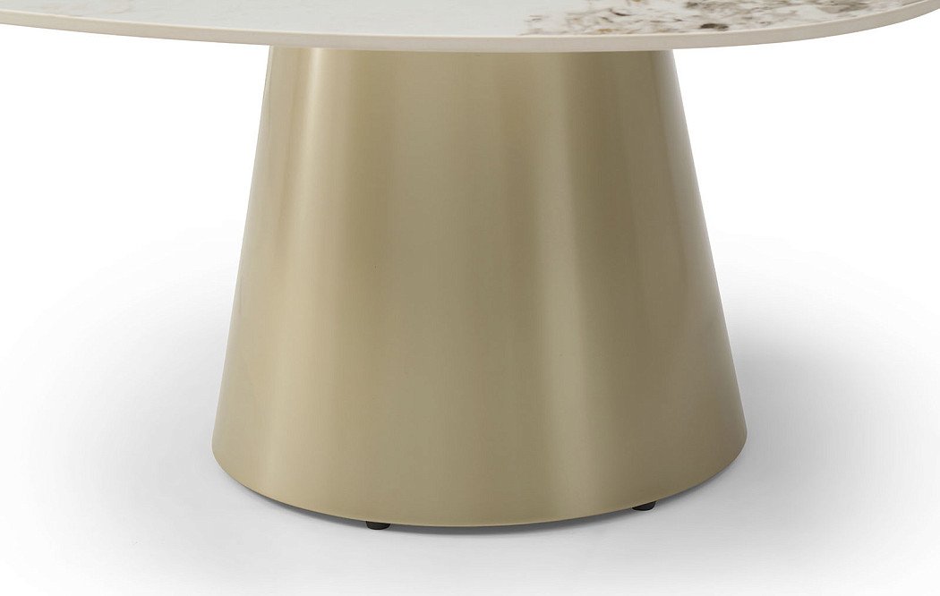 Стол журнальный Antonia (90), шампань/керамика - фото 4