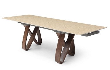 Стол раскладной Lido 160-240, песочная керамика