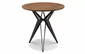 Стол журнальный Elegance (60), орех/черный