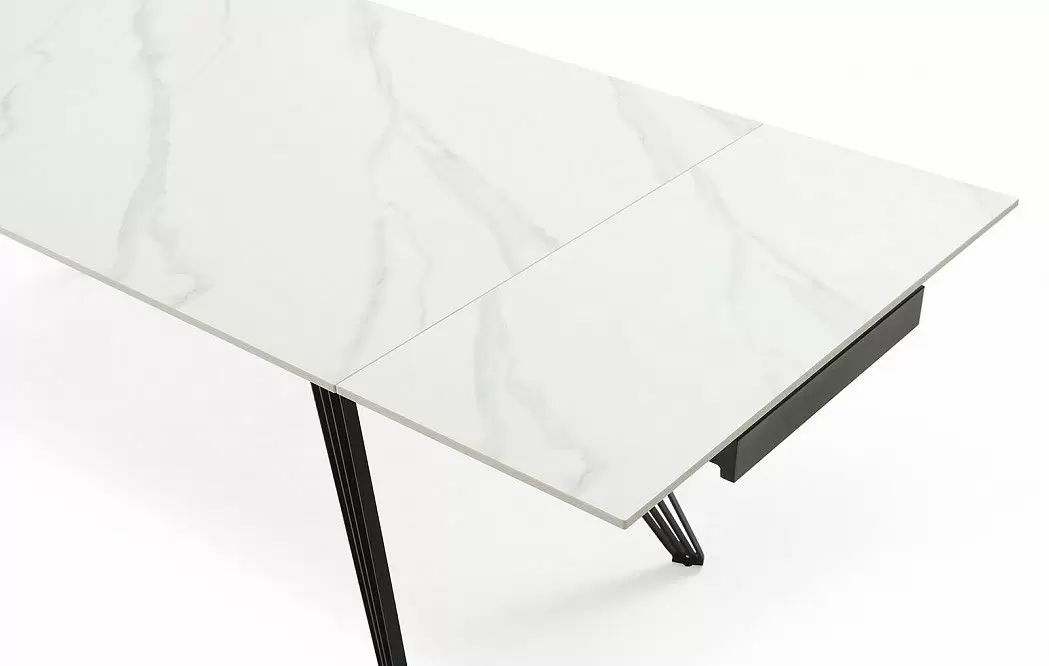 Стол раскладной Parma 160-240, керамика "каррарский мрамор" - фото 9