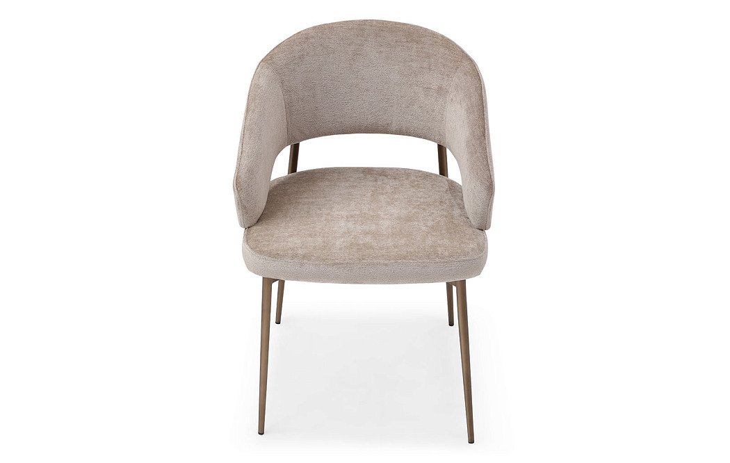 Стул Edgar, темно-бежевый/бронза - фото 12