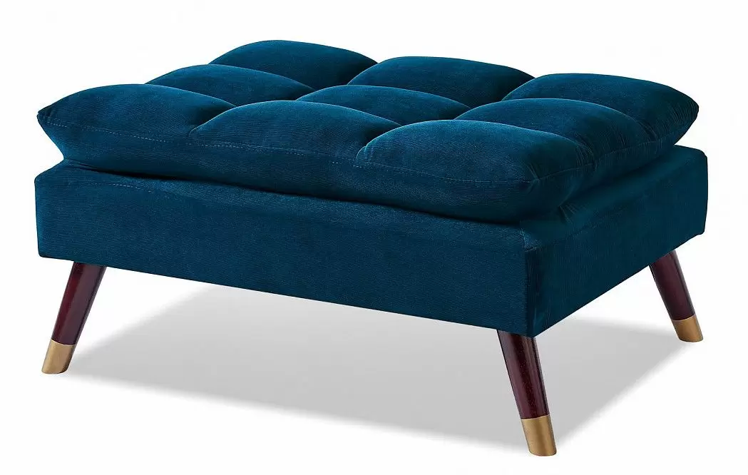 Оттоманка Lucia, темно-синий/орех - фото 8