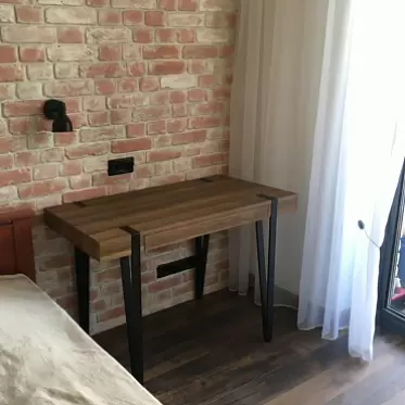 Стол письменный Project, орех/черный IMG-20190720-WA0002