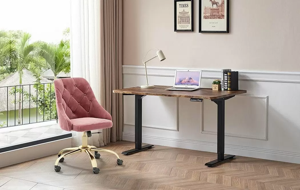 Стол Dallas (120) жженое дерево, регулируемая высота, электропривод - фото 5