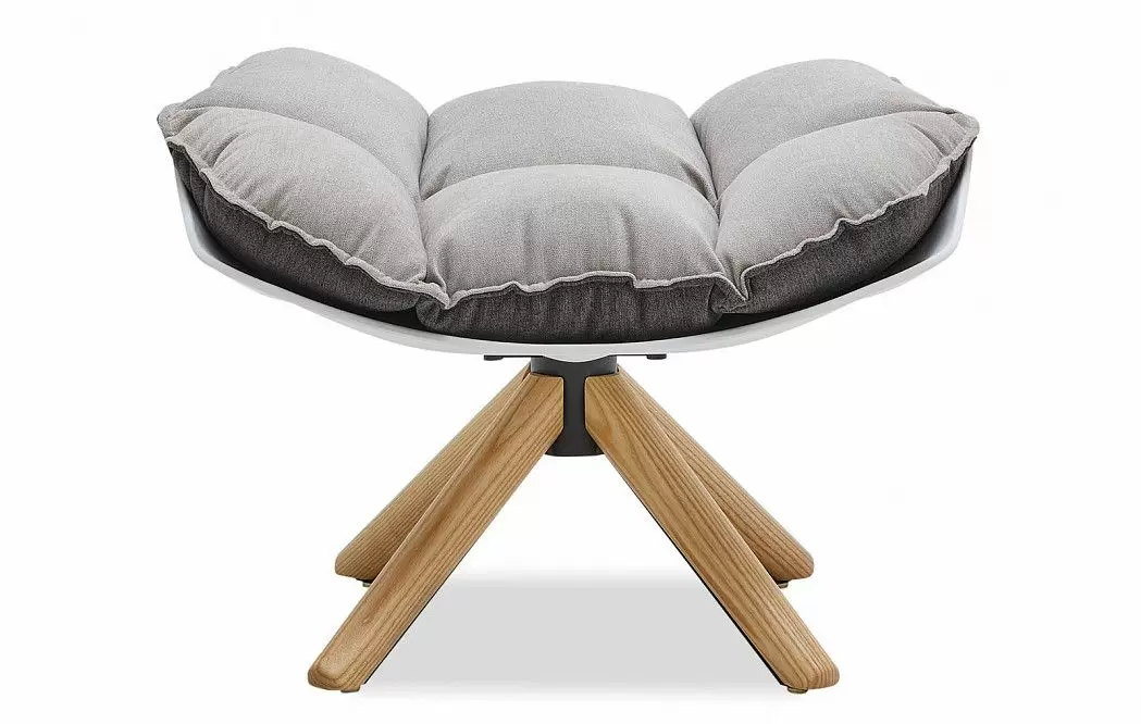 Оттоманка в стиле Husk, серый - фото 6