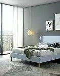 Кровать Carrera 180x200 (с подъемным механизмом), голубой