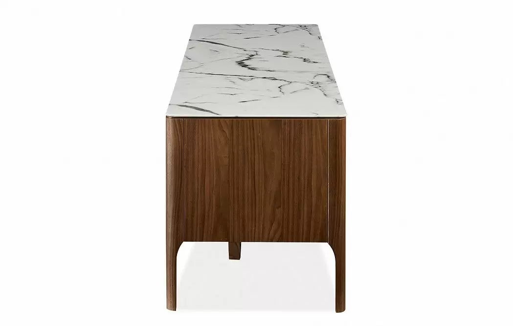 ТВ Тумба Stanford, орех/мрамор - фото 5