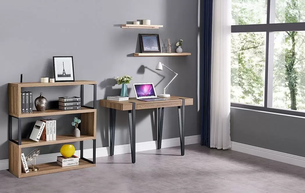 Стеллаж Lyon, орех/черный - фото 3