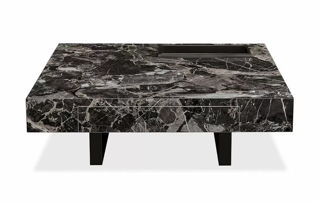 Стол журнальный Gabrielle (100), черный камень - фото 4