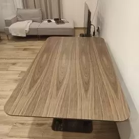 Стол Rimini Ceramic + 4 кремовых стула Simona
