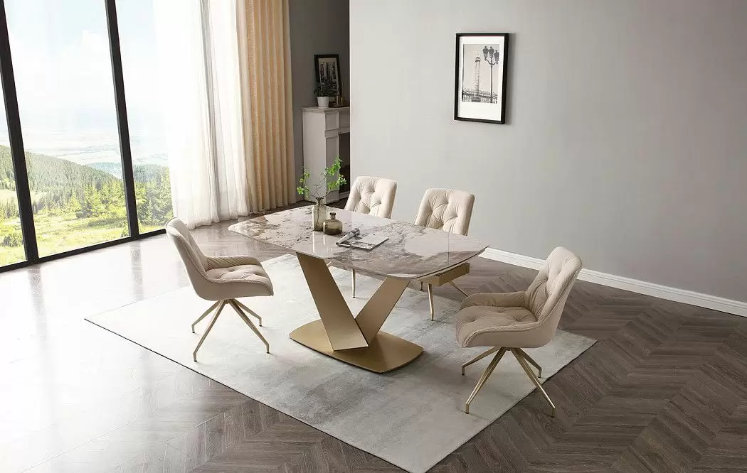 Стул Joely, бежевый/шампань - фото 3