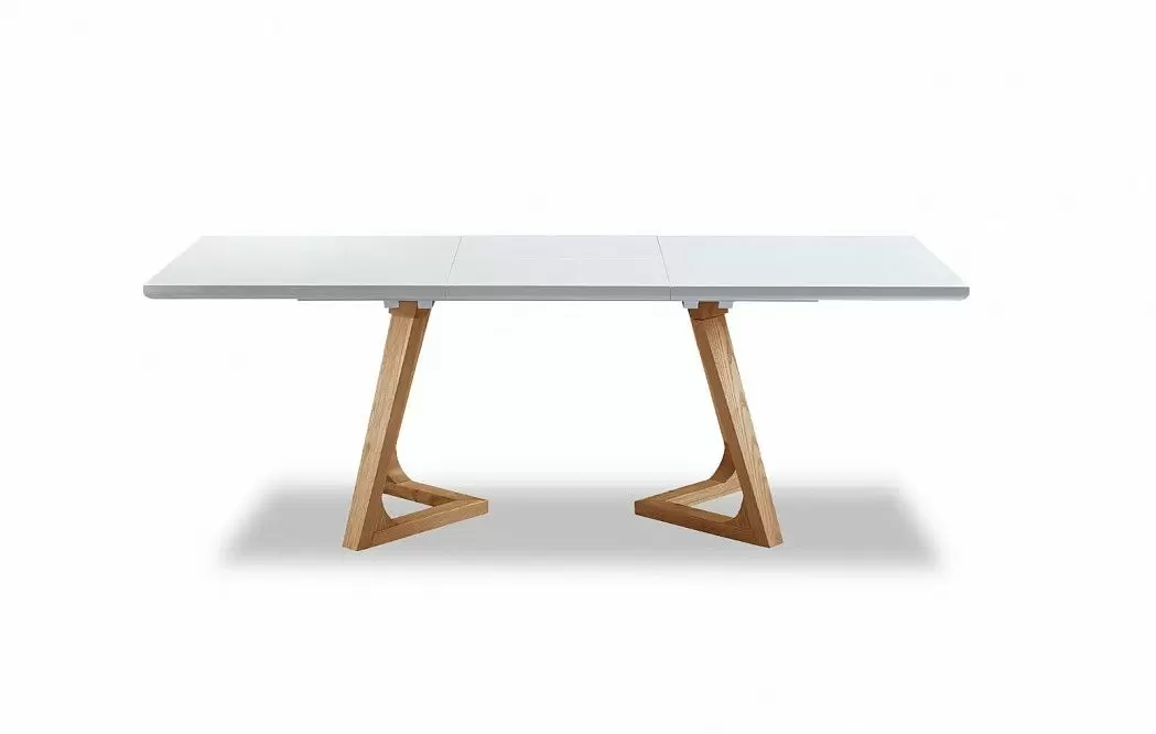 Стол раскладной Avalon (140), белый/ясень - фото 7