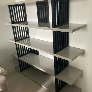 Стеллаж Tokyo, слоновая кость/коричневый