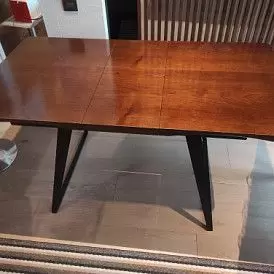 Стол раскладной Vermont, черный/белый