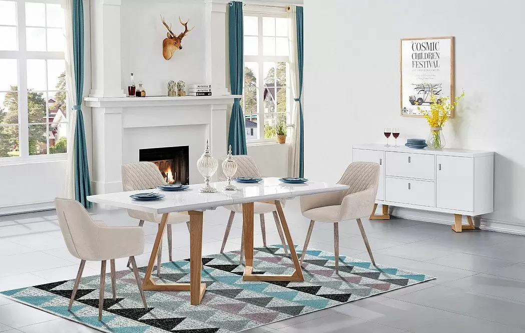 Стол раскладной Avalon (160), белый/ясень - фото 12