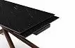 Стол раскладной Ravenna 140-180, черная керамика/орех