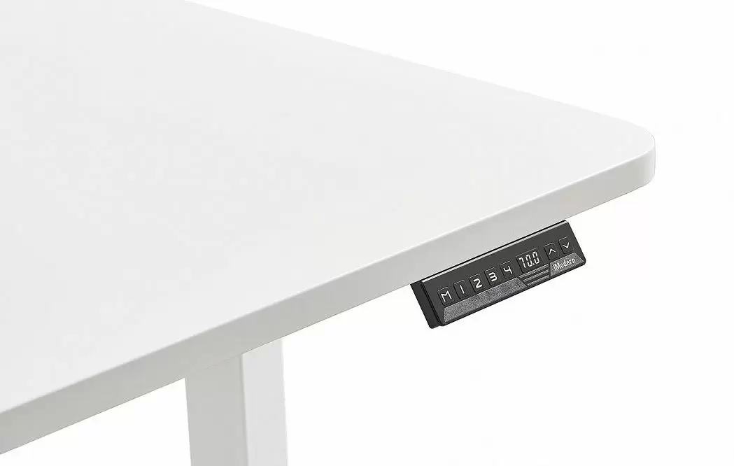 Стол New York (140) белый, регулируемая высота, электропривод - фото 3