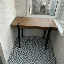 Стол письменный Project, орех/черный