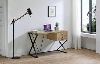 Стол письменный Brendan, дерево/черный