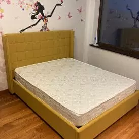 Кровать с подъемным механизмом Vivien 180x200, желтый