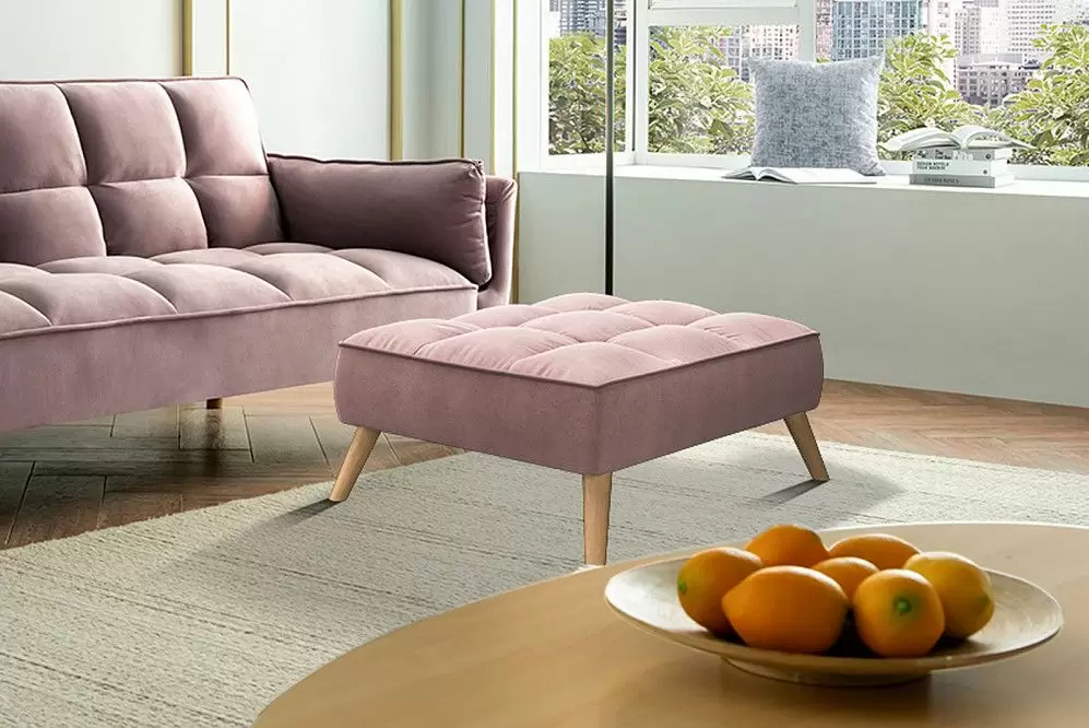 Оттоманка Lisbet, пепельная роза - фото 10