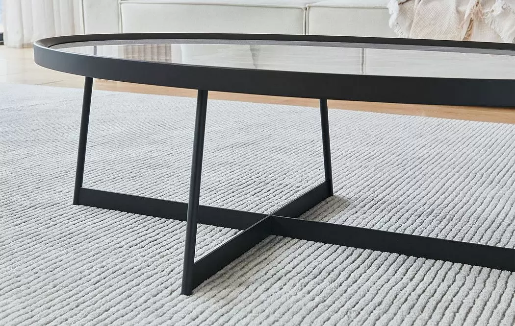 Стол журнальный Betsy (120), серая керамика - фото 4