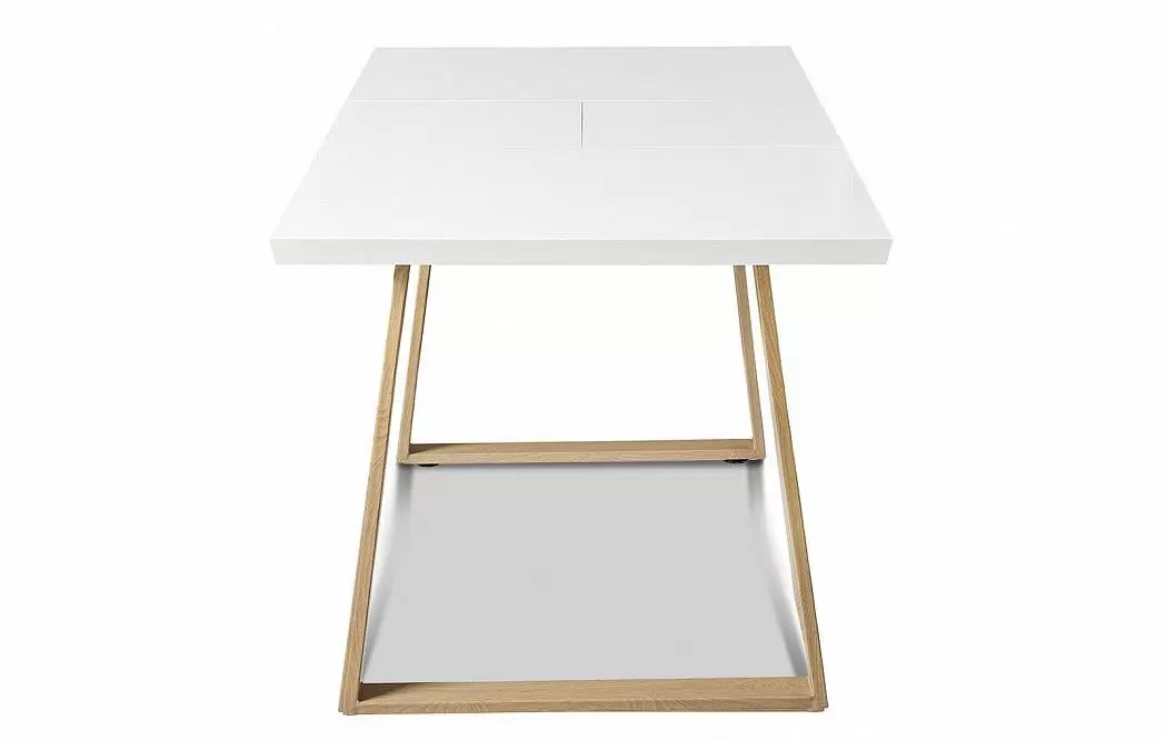 Стол раскладной Manchester 120-160, белый/вяз - фото 11