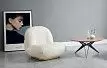 Кресло Cloud, слоновая кость/золото