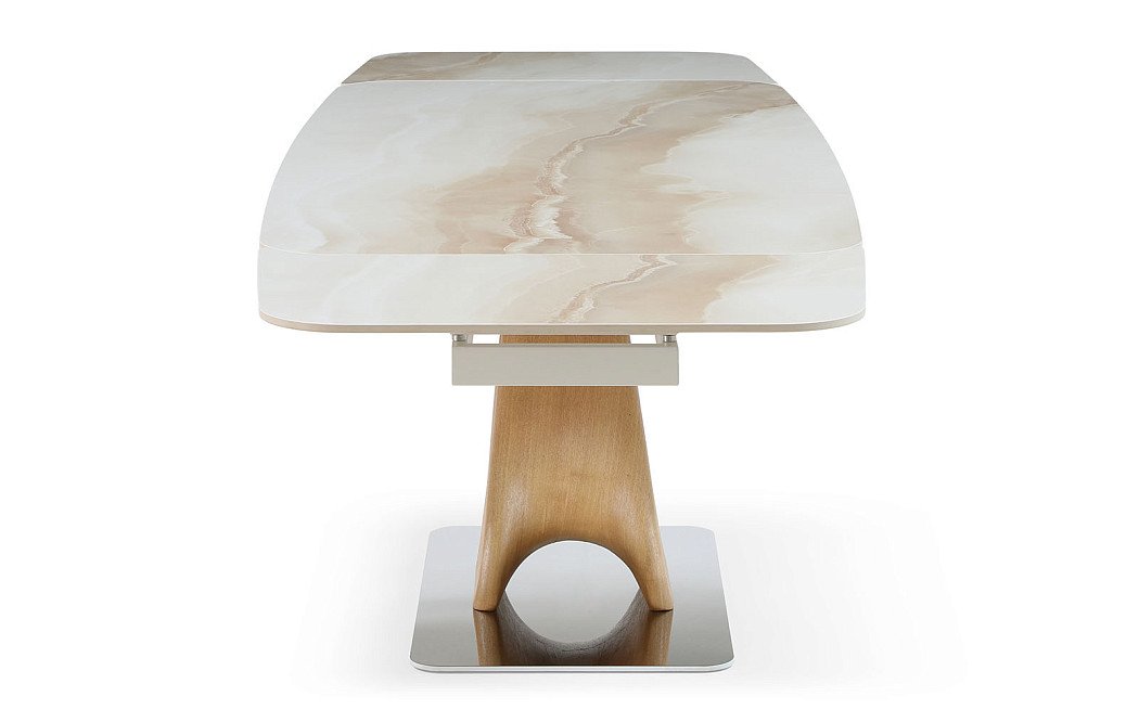 Стол раскладной Rimini Ceramic 180-270, бежевая керамика/ясень - фото 17