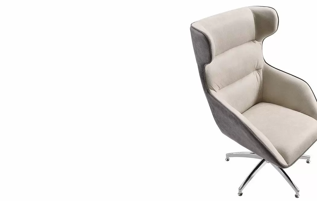 Кресло Otto, бежевый/серый - фото 9