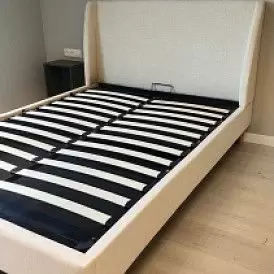 Кровать Carrera 160x200 (с подъемным механизмом), голубой