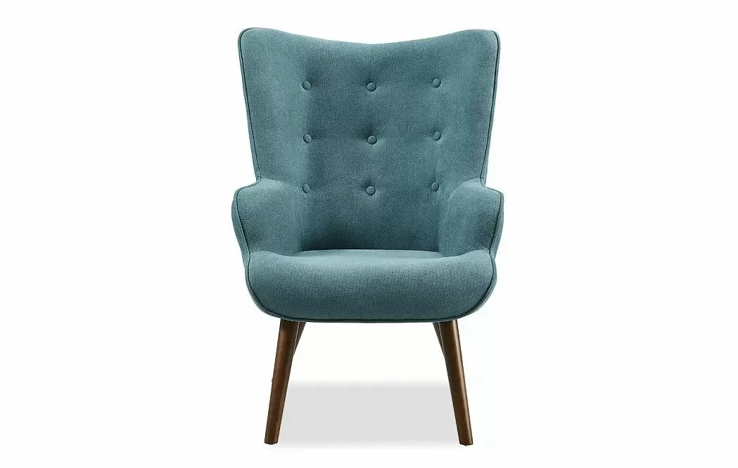 Кресло Hygge, темно-бирюзовый/орех - фото 3