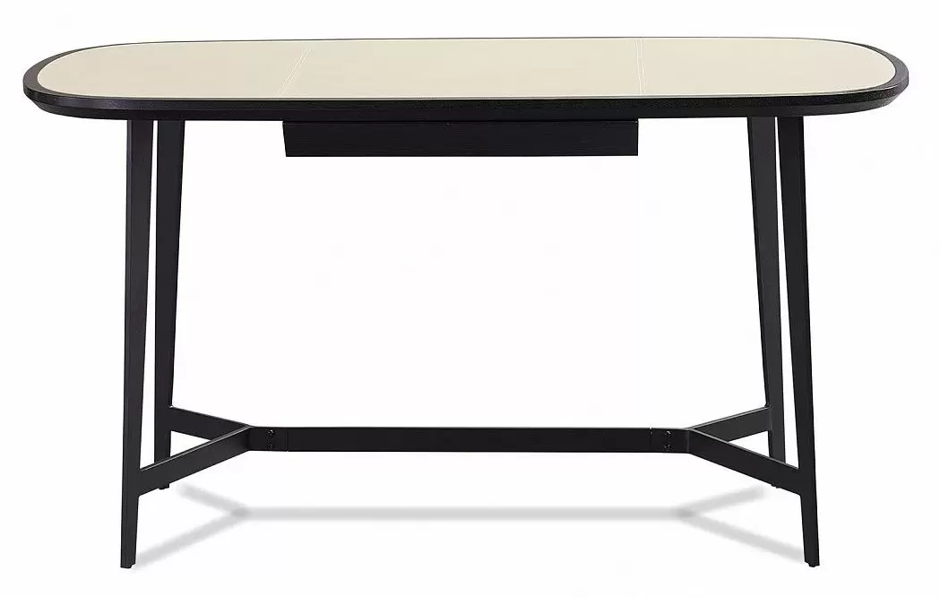 Стол письменный Bernard (140), кремовый/черный - фото 6