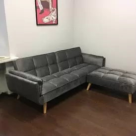 Оттоманка Lisbet, пепельная роза