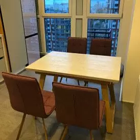 Стол раскладной Norfolk 130-170, светлый дуб/вяз