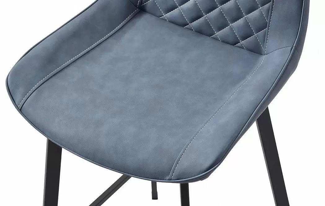 Стул полубарный Trix (65), синий/черный - фото 8